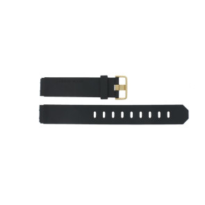 Uhrenarmband Jacob Jensen 734 / 735 / 744 / 745 Kautschuk Schwarz 17mm