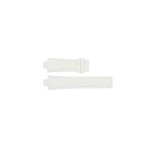 Breil Uhrenarmband TW0394 / F660012788 Leder Weiss 12mm + weiße nähte